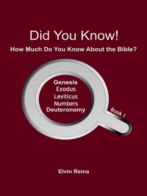 cover image of Did You Know! How Much Do You Know About the Bible? Book 1